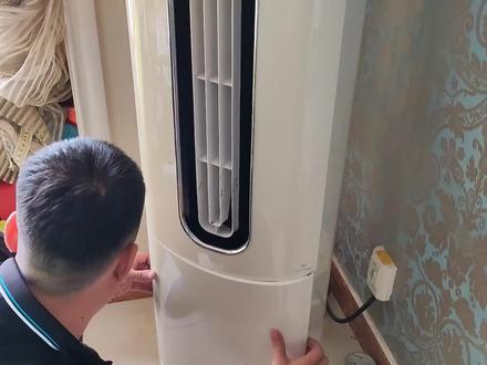 海信圆柱空调全拆流程,移机动手又省几百大洋#家电清洗培训 #空调清洗技巧