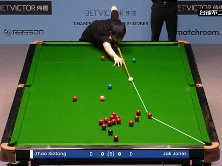 中国球员最快147!赵心童冠军联赛细腻控球,轰出第一杆147 #斯诺克 #赵心童 #147 #精彩片段 #冠军联赛