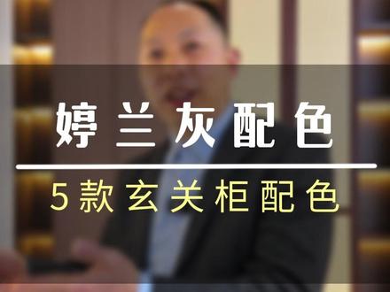 5款婷兰灰玄关柜颜色搭配,你喜欢哪款?#玄关柜 #全屋定制 #婷兰灰 #装修 #玄关柜设计