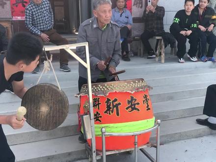 老师傅全套七星鼓,参拜祠堂礼仪鼓点。