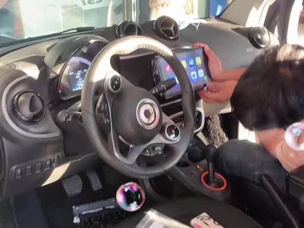 #汽车改装升级 斯玛特smart更换中控大屏幕