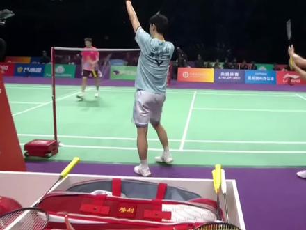 #羽毛球 #冯彦哲 #欧烜屹 就这样对着欧哥坏笑 那很坏了这只小狗