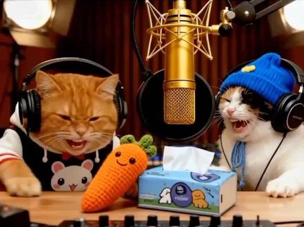 萝卜纸巾猫咪播客来了,最近这类视频很火,即梦Ai全新模型就能生成出来,只需要一段对话文案就可以实现音画同步,不再单一的对口型或者配音了,“蒸蚌”#即梦ai #萝卜纸巾猫咪 #萌宠播客 #萝卜纸巾猫咪逐渐抽象 #假如动物会说话 大笨猫 猫咪吐槽主人ai 真棒小猫