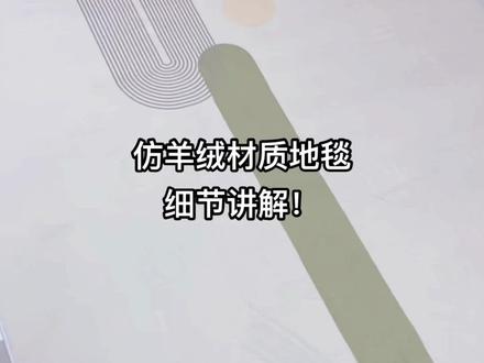 #地毯 #居家好物 #软装地毯 #现场实拍 #客厅地毯推荐 仿羊绒材质的地毯细节讲解,您看明白了吗?