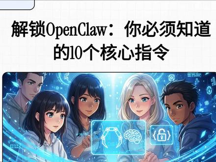 解锁OpenClaw:你必须知道的10个核心指令 #openclaw #ai工具 #人工智能