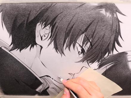 画一对夏天接吻流汗的情侣 #动漫手绘 #手绘 #绘画 #绘画过程 #冰菓