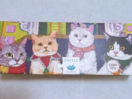 #喵喵生日会 拼图拼装教程,致力于想教会每个喜欢拼图的宝子,视频有点长,欢迎有需要的宝子交流学习#代拼#猫的天空之城 #拼图🧩