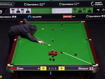 球员锦标赛:从2:5-6:5,赵心童史诗级逆转6:5绝杀晋级八强#斯诺克 #台球 #赵心童 #球员锦标赛