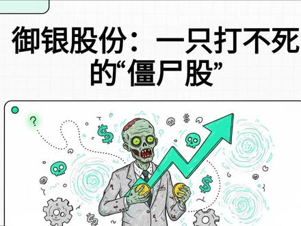 御银股份:一只打不死的“僵尸股” #ATM #御银股份 #投资 #股票 #物业租赁