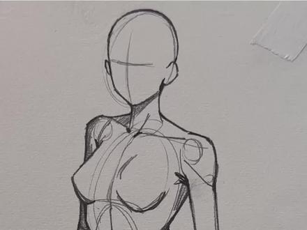 女体跪姿怎么画?#人体#人体结构#美术生 #画画 #绘画教程