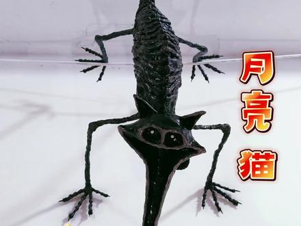 手工制作一个月亮猫猫#手工 #月亮猫 #瞌睡猫 #波比