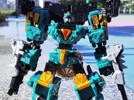 迷你特工队玩具,最强恐龙炮甲巨兽龙变形机器人机甲动画同款