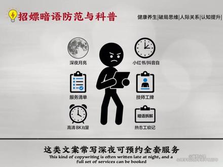 闲鱼上的8种招嫖暗语 #科普 #认知提升 #法律常识