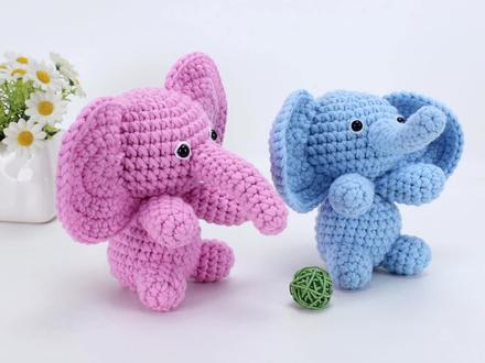 娟娟编织,温厚老实,大耳朵,长鼻子的大象第三集 #娟娟编织 #我的手工作品 #钩针基础教程