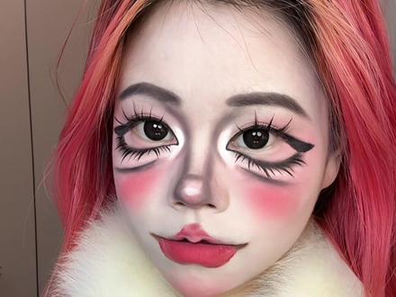 你可以不学,但一定要艾特你诡秘学这个无辜狗狗大眼妆(纯抽象) #三倍大眼术 #新手化妆教程 #慢脚妆容 #化妆分享