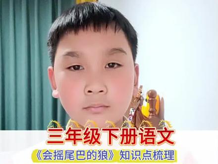 三年级下册语文第二单元《会摇尾巴的狼》重点知识点梳理,这个是新增课文,所以比较重要。#家长必读知识分享 #小知识大作用 #小学语文 #陪娃学习 #知识分享