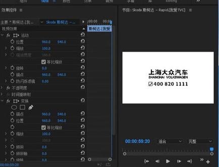 #零基础学pr 【扭曲效果中的变换】#pr教程