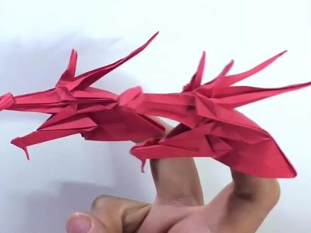 神谷龙头太复杂?先来学简版龙头吧#手工折纸 #抖音小助手