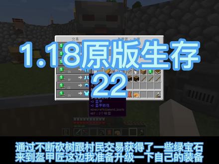 #我的世界 1.18原版生存22