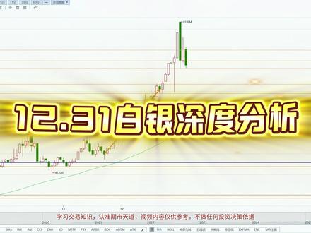 12.31白银深度分析 白银/沪银/伦敦银/纽约银/现货银/银价#白银 #银价 #沪银 #期货 #期货知识