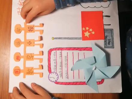 图形运动数学小报,对称,平移,旋转