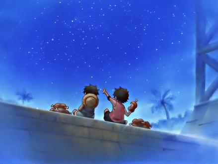 “我是你弟弟啊”#艾斯#路飞 #海贼王