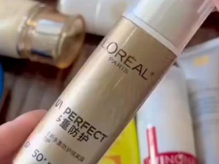 #【防晒霜推荐】欧莱雅小金管防晒隔离户外学生军训高倍防护SPF50#好物推荐🔥 @DOαu十小助手