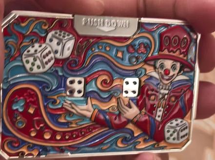 掐丝珐琅彩骰子 edc