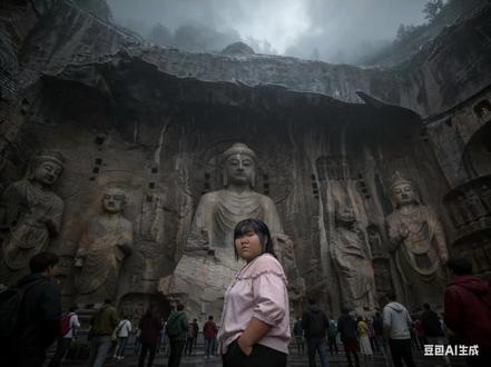 龙门石窟打卡拍照ai教程来了!#豆包ai #豆包P图已经nextlevel了 #龙门石窟 #龙门石窟打卡 #豆包出大片有两把刷子