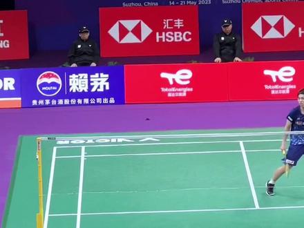 石宇奇 反败为胜 #2023苏迪曼杯 #羽毛球