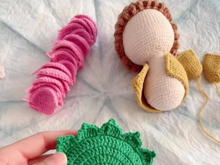 佛陀组装教程#小挂件的钩针教程 #我的手工作品