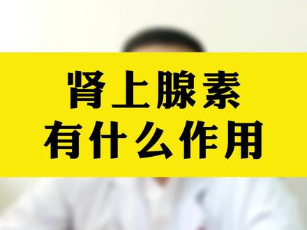 肾上腺素对人体有什么作用了?打了肾上腺素就像打了鸡血一样这种说法对吗?#肾上腺素 @DOU+上热门 #健康守护计划 #健康科普