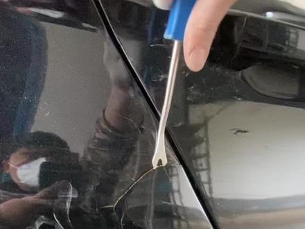 我想知道你们这四个面要多久刮好呢?我一共用了一个小时40分钟刮好这个速度怎么样呢#钣金喷漆技能分享 #坚持自律