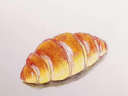 牛角包🥐#每日一画挑战365天 #画画 #亲子#彩铅教程 #新年有机会更好 @DOU+小助手