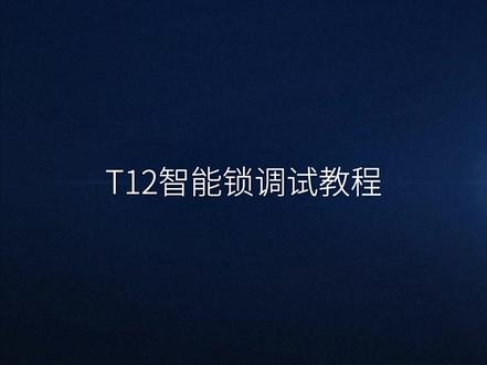 立林T12SMAX调试教程