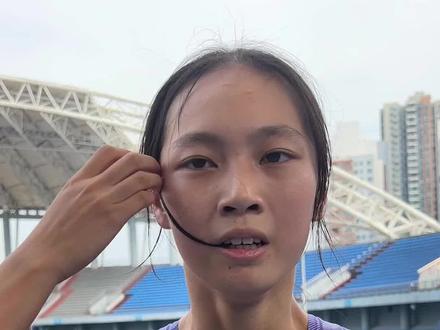 16岁女队员,百米11秒95,走高水平轻松吗?#体育生 #田径美女 #比赛现场 #体育单招 #高水平