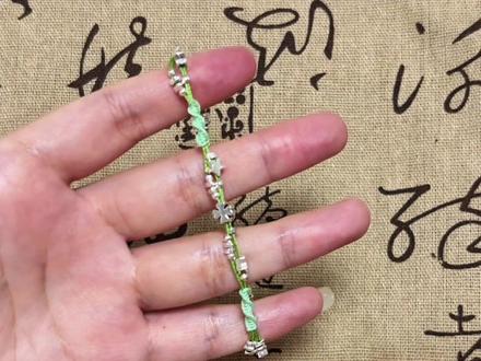 五角星四叶草手绳#手工diy #我的手工作品