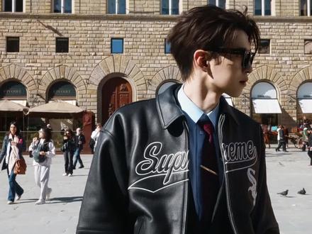 何浩楠成为意大利地方文化大使 #娱乐 #热点 #何浩楠 #米兰时装周