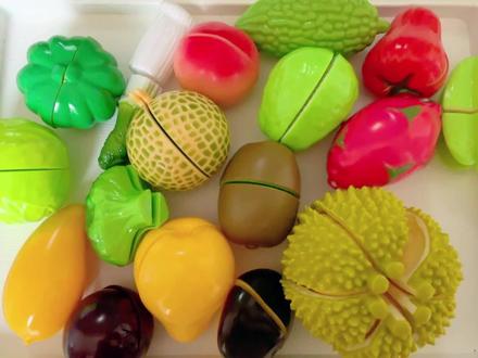 儿童益智玩具:新的切切玩具认识水果蔬菜 #认识水果蔬菜