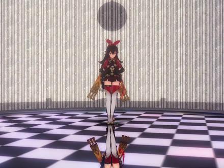 原神MMD:安柏和柯莱的《爱包舞厅》