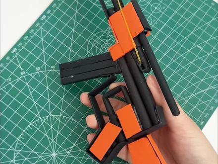 教你用纸张制作好玩的AK47纸枪 #模型制作 #手工教程 #手工制作 #我的手工作品 #手工diy