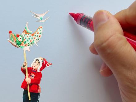 听说全网都在学这个画法!看完都画的超好看~ #画画 #手绘 #一学就会系列 #自学画画 #沉浸式画画