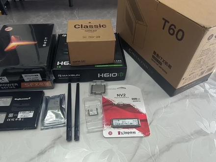 酷鱼t60 itx主机,i512400f搭配铭瑄h610mitx主板,精致小巧 #组装电脑 #diy电脑 #显卡 #电脑 #电脑装机