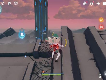 【原神】从望舒客栈出发?不!从寒天之钉飞过去拿霄灯图箱子!