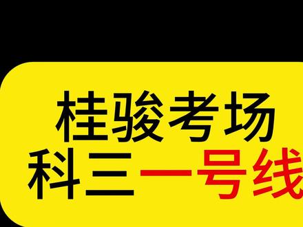梧州桂骏科三 一号线 #科目三 #梧州#梧州学院#领航驾培 #梧州学院