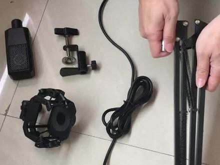 悬臂支架与大振膜麦克风安装参考视频