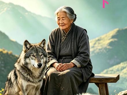 狼族报恩,老医婆的善举换得福报救了全村,动物报恩的故事。 #热门民间故事#民间故事#短剧#治愈 #感人