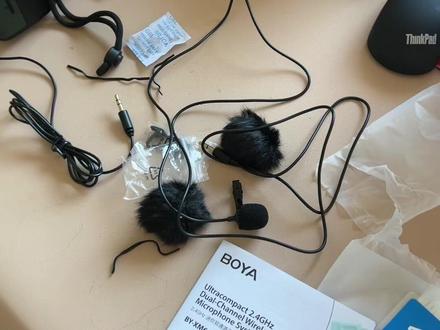 博雅XM6-K2无线麦克风的连接与使用,下一期节目做一个使用说明##麦克风 #相机推荐 #摄影器材 #数码科技 #影视器材