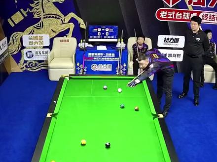 见过比赛暴击裁判的吗? #充电宝台球 #独牙 #独牙200w