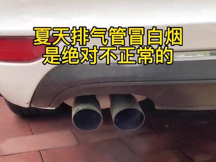 汽油车排气管为什么冒白烟呢@抖音小助手 @DOU+小助手 #dou是好车 #汽车人共创计划 #汽车知识